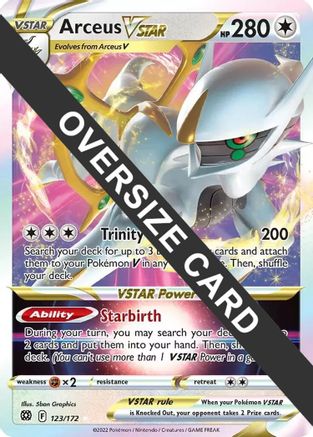 Arceus VSTAR - 123/172 123 - Jumbo Cards Holofoil - Poke-Collect