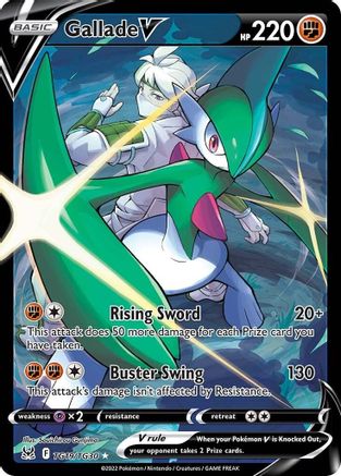 Gallade V TG19/30 - SWSH11 Lost Origin Trainer Gallery Holofoil - Poke-Collect