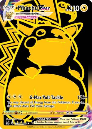 Pikachu VMAX (Secret) TG29/30 - SWSH11 Lost Origin Trainer Gallery Holofoil - Poke-Collect