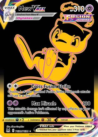 Mew VMAX (Secret) TG30/30 - SWSH11 Lost Origin Trainer Gallery Holofoil - Poke-Collect