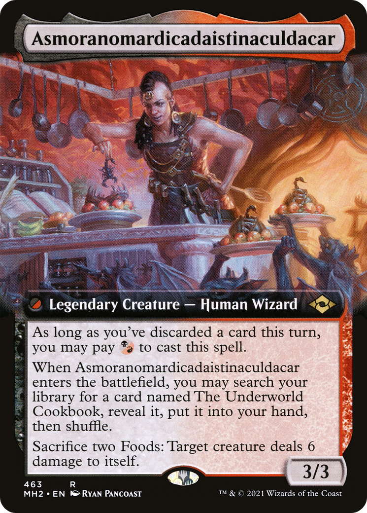 Asmoranomardicadaistinaculdacar (MH2-463) - Modern Horizons 2: (Extended Art) Foil - Poke-Collect