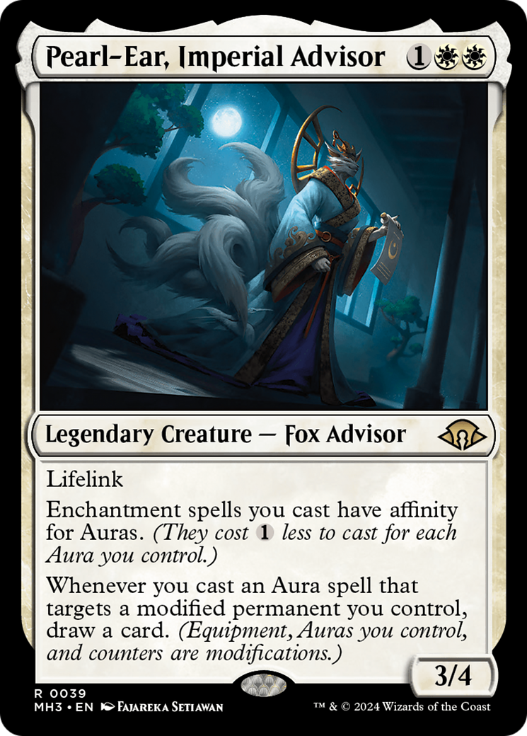 Pearl-Ear, Imperial Advisor (MH3-039) - Modern Horizons 3 Foil - Poke-Collect
