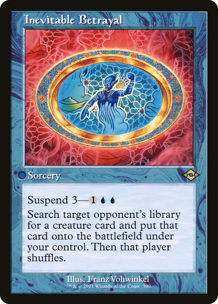 Inevitable Betrayal (MH2-390) - Modern Horizons 2 Etched Foil - Poke-Collect