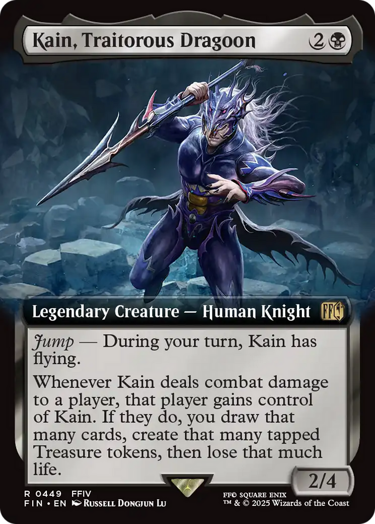 Kain, Traitorous Dragoon (FIN-449) - FINAL FANTASY: (Extended Art) Foil - Poke-Collect