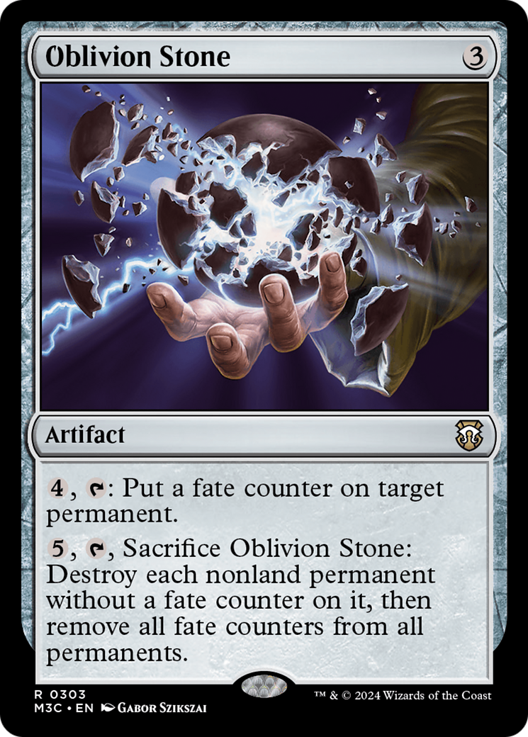 Oblivion Stone (M3C-303) - Modern Horizons 3 Commander - Poke-Collect
