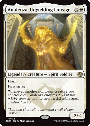 Anafenza, Unyielding Lineage (TDM-002) - Tarkir: Dragonstorm Foil - Poke-Collect