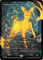 Enduring Vitality (DSK-394) - Duskmourn: House of Horror: (Showcase) Foil - Poke-Collect