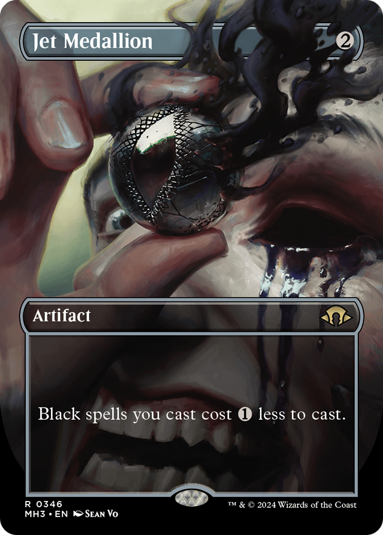 Jet Medallion (Borderless) (MH3-346) - Modern Horizons 3 (Borderless) Foil - Poke-Collect
