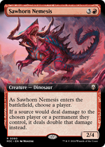 Sawhorn Nemesis (M3C-060) - Modern Horizons 3 Commander: (Extended Art) - Poke-Collect