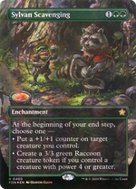 Sylvan Scavenging (FDN-403) - Foundations (Borderless) Foil - Poke-Collect
