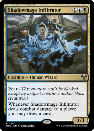 Shadowmage Infiltrator (OTC-240) - Outlaws of Thunder Junction Commander - Poke-Collect