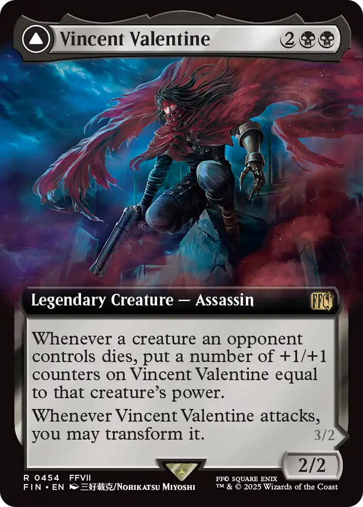 Vincent Valentine // Galian Beast (FIN-454) - FINAL FANTASY: (Extended Art) Foil - Poke-Collect