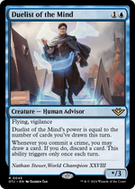 Duelist of the Mind (OTJ-045) - Outlaws of Thunder Junction Foil - Poke-Collect