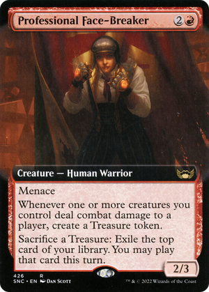 Professional Face-Breaker (Extended Art) (SNC-426) - Streets of New Capenna: (Extended Art)