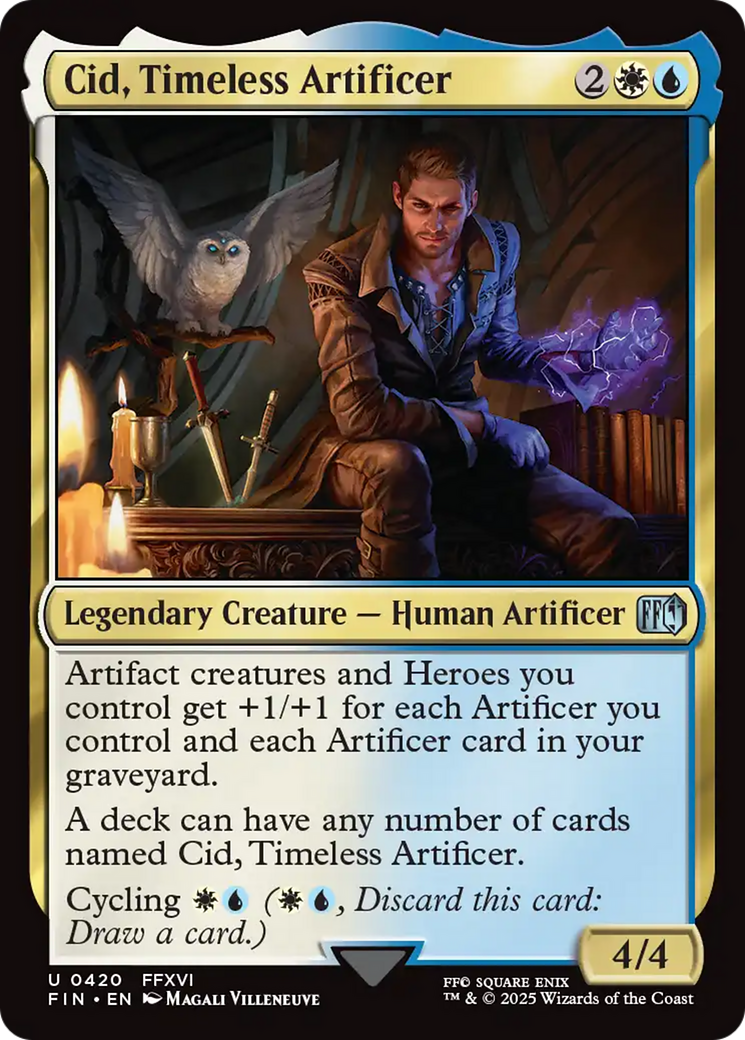Cid, Timeless Artificer (FIN-420) - FINAL FANTASY Foil - Poke-Collect