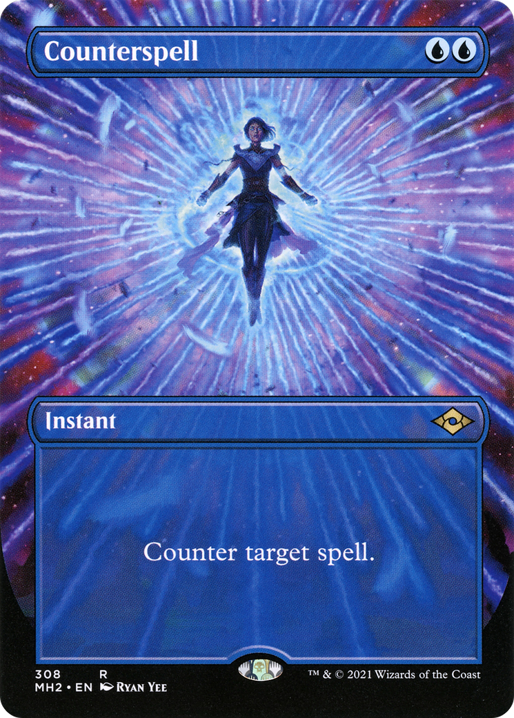 Counterspell (MH2-308) - Modern Horizons 2 (Borderless) - Poke-Collect