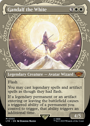 Gandalf the White (LTR-305) - The Lord of the Rings: Tales of Middle-earth: (Showcase) (Borderless)