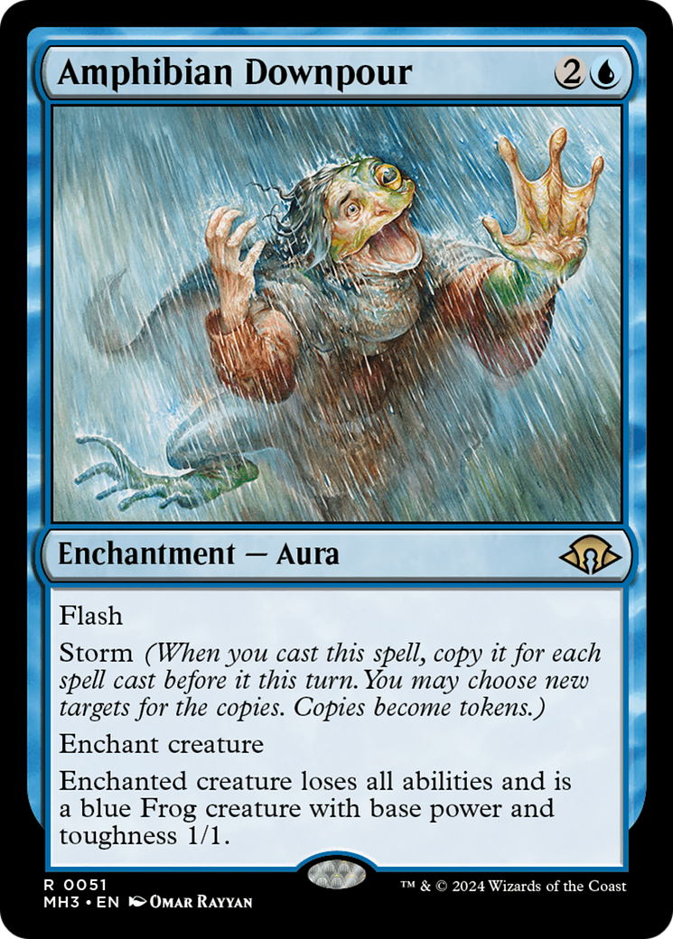 Amphibian Downpour (MH3-051) - Modern Horizons 3 - Poke-Collect