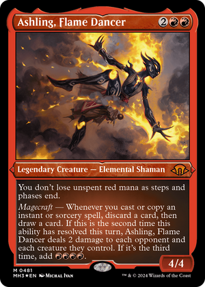 Ashling, Flame Dancer (Foil Etched) (MH3-481) - Modern Horizons 3 Foil - Poke-Collect