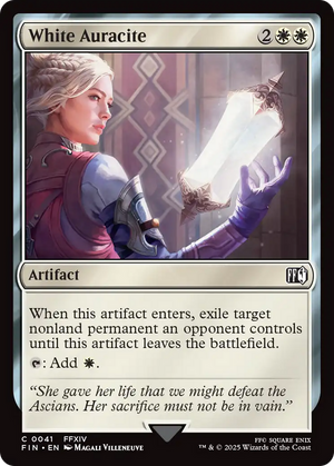 White Auracite (FIN-041) - FINAL FANTASY Foil - Poke-Collect