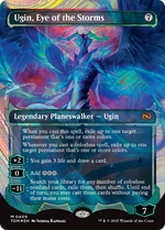 Ugin, Eye of the Storms (TDM-409) - Tarkir: Dragonstorm: (Showcase) (Borderless) Foil - Poke-Collect