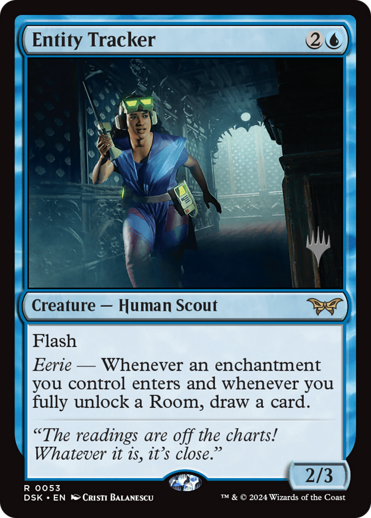 Entity Tracker (PPDSK-053) - Duskmourn: House of Horror Promos Foil - Poke-Collect