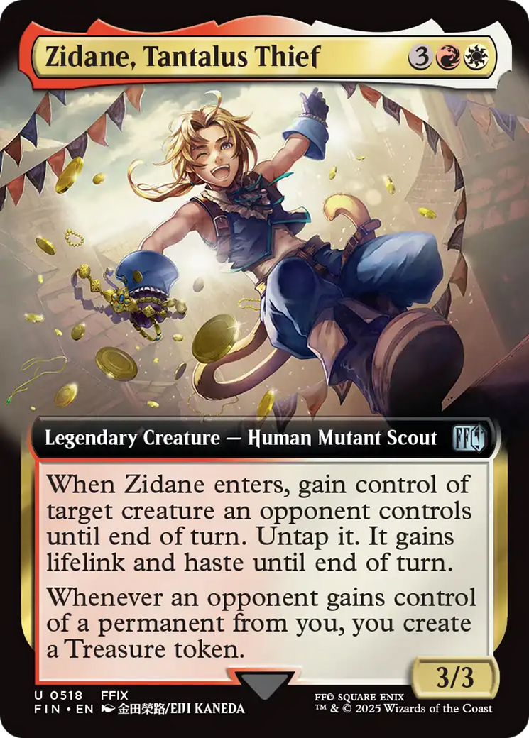 Zidane, Tantalus Thief (FIN-518) - FINAL FANTASY: (Extended Art) Foil - Poke-Collect