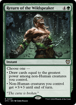 Return of the Wildspeaker (OTC-203) - Outlaws of Thunder Junction Commander - Poke-Collect
