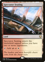 Spectator Seating (CMR-356) - Commander Legends Foil - Poke-Collect