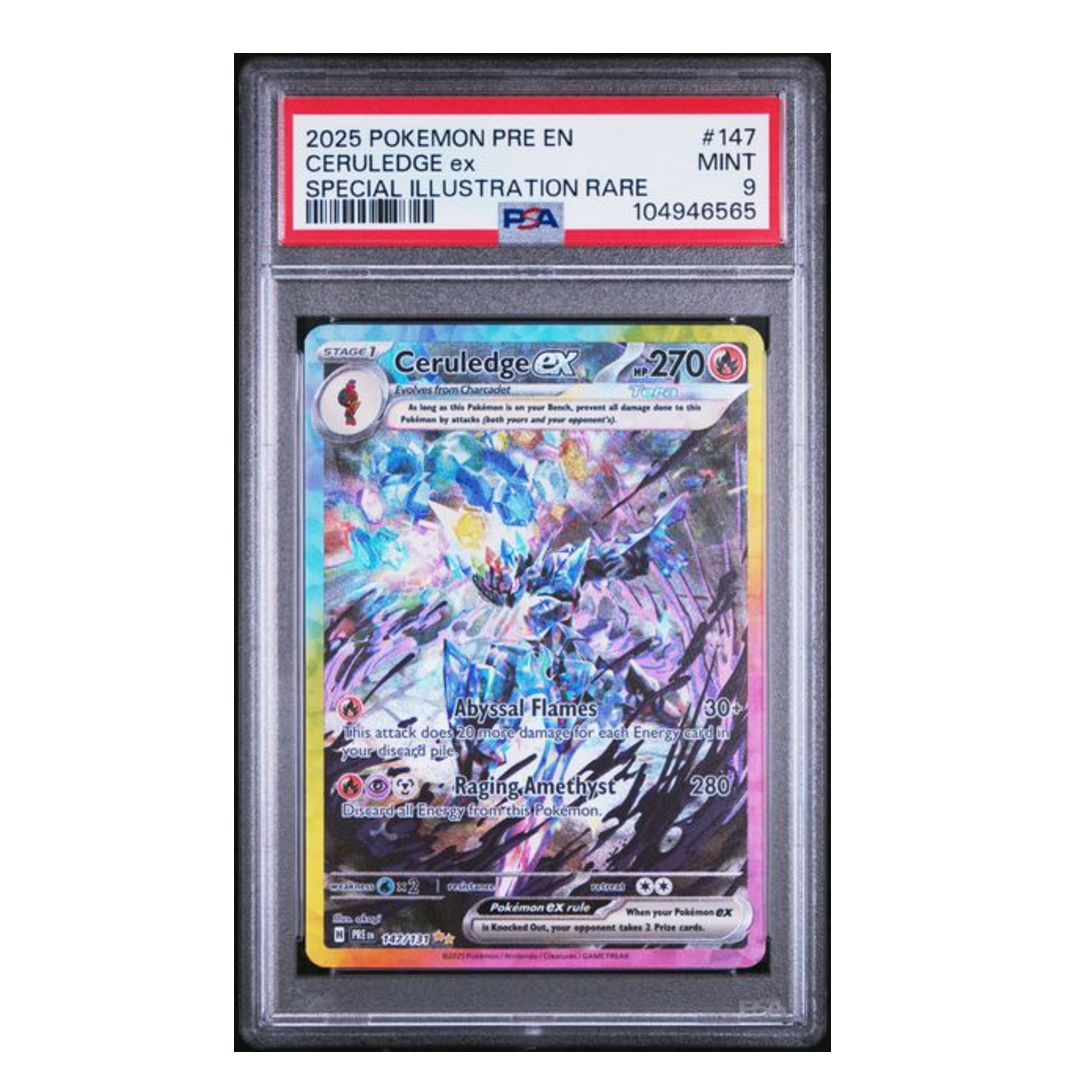 Ceruledge ex SIR Prismatic Evolutions #147 PSA 9 - Poke-Collect