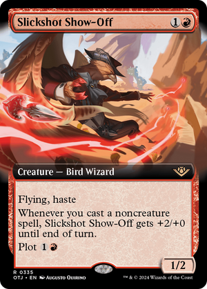 Slickshot Show-Off (OTJ-335) - Outlaws of Thunder Junction: (Extended Art) - Poke-Collect