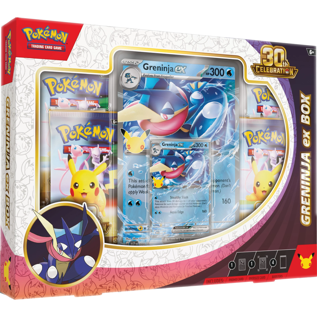 Pokémon 30th Celebration Greninja ex Box