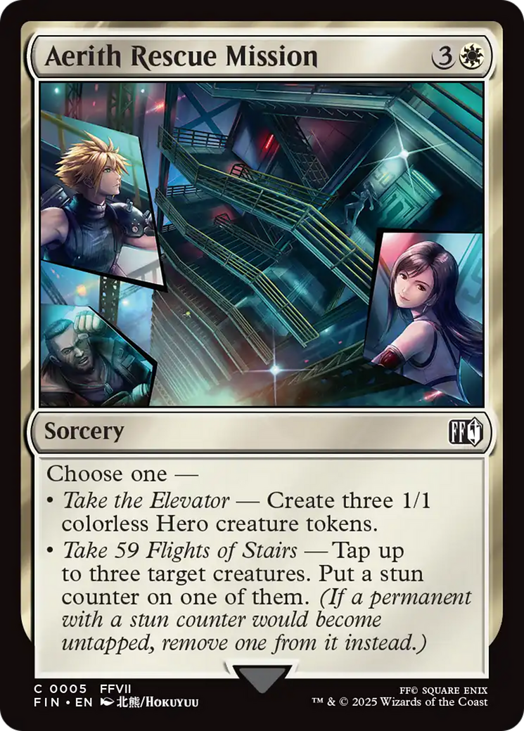 Aerith Rescue Mission (FIN-005) - FINAL FANTASY Foil - Poke-Collect