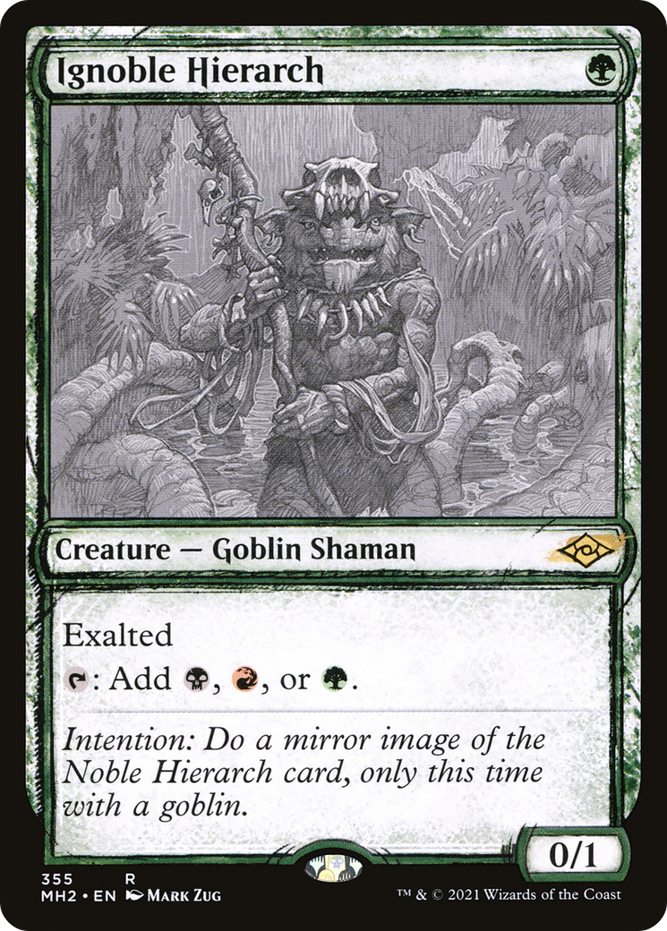 Ignoble Hierarch (MH2-355) - Modern Horizons 2: (Showcase) Foil - Poke-Collect