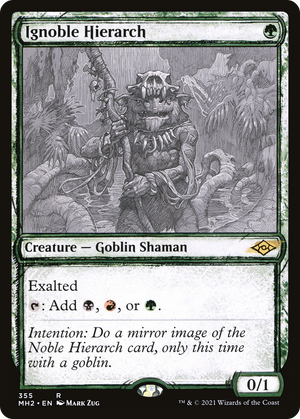 Ignoble Hierarch (MH2-355) - Modern Horizons 2: (Showcase) Foil - Poke-Collect