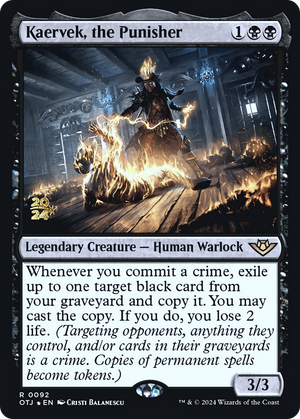 Kaervek, the Punisher (PRE-092) - Outlaws of Thunder Junction Promos Foil - Poke-Collect