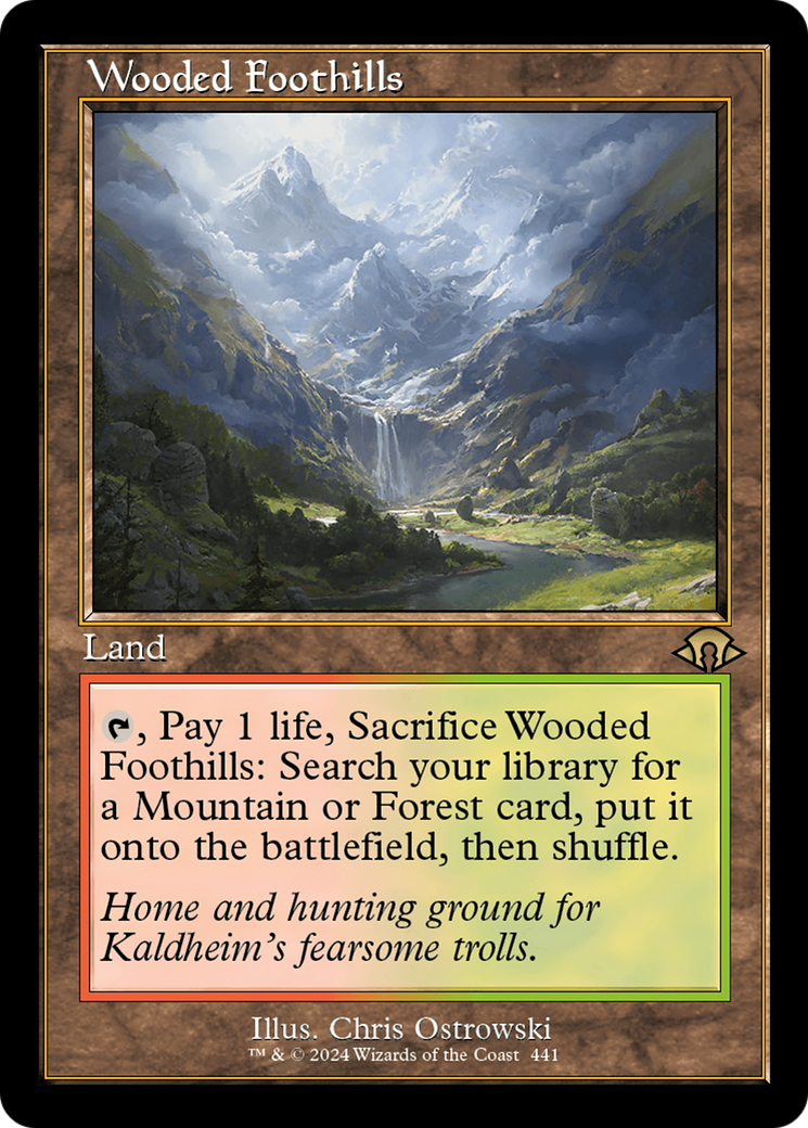 Wooded Foothills (Retro Frame) (MH3-441) - Modern Horizons 3 Foil - Poke-Collect