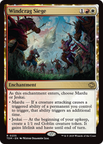Windcrag Siege (TDM-235) - Tarkir: Dragonstorm: (enchantment) Foil - Poke-Collect