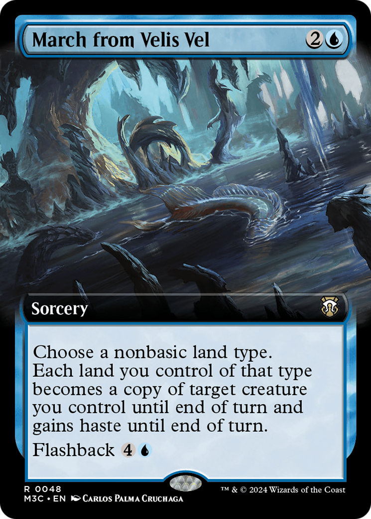 March from Velis Vel (Extended Art) (M3C-048) - Modern Horizons 3 Commander: (Extended Art) - Poke-Collect