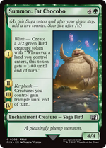 Summon: Fat Chocobo (FIN-202) - FINAL FANTASY: (enchantment) - Poke-Collect