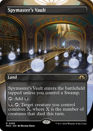 Spymaster's Vault (Borderless) (MH3-358) - Modern Horizons 3 (Borderless) Foil - Poke-Collect