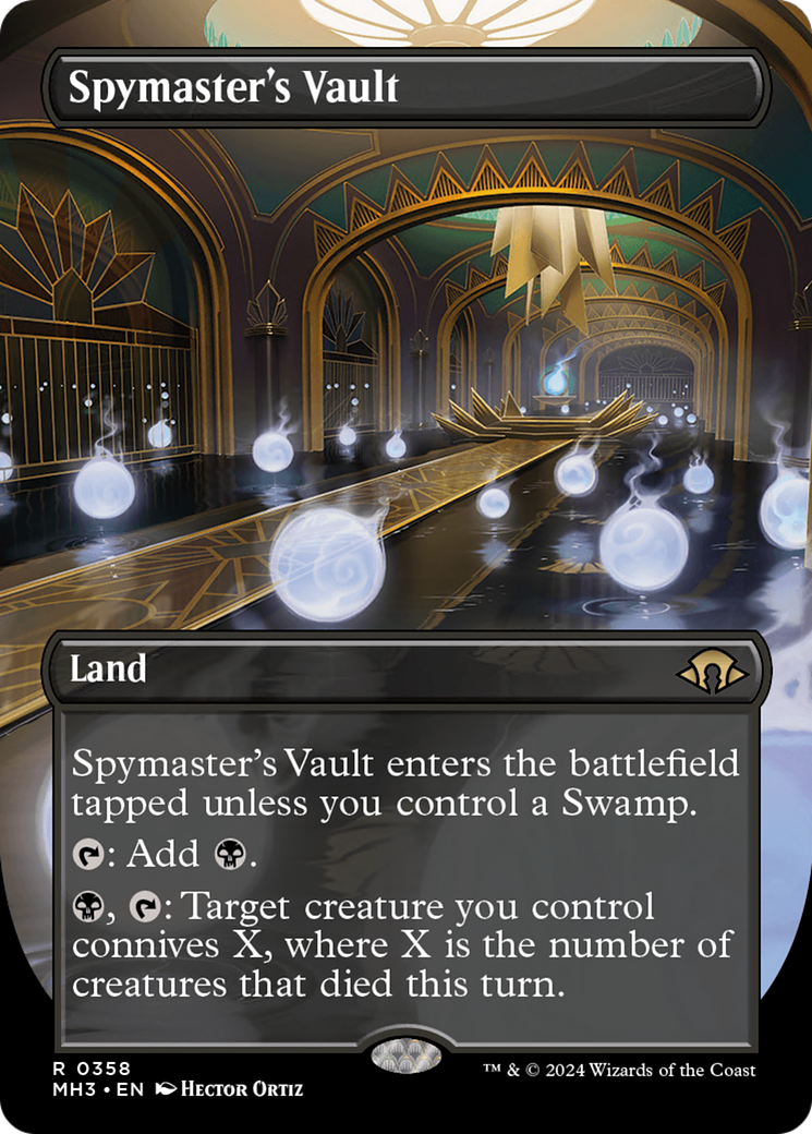 Spymaster's Vault (Borderless) (MH3-358) - Modern Horizons 3 (Borderless) - Poke-Collect