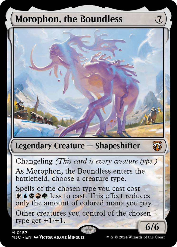 Morophon, the Boundless (M3C-157) - Modern Horizons 3 Commander - Poke-Collect