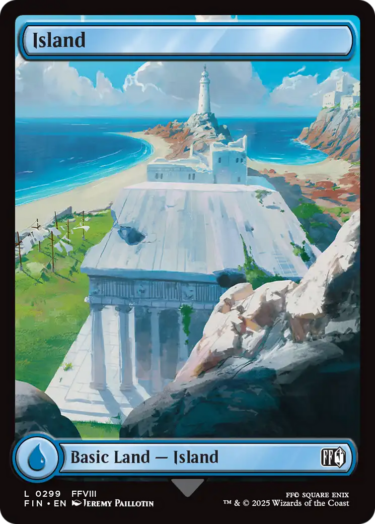 Island (FIN-299) - FINAL FANTASY Foil - Poke-Collect
