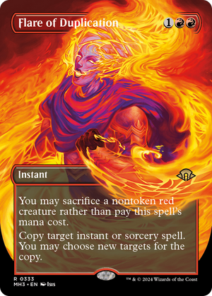 Flare of Duplication (Borderless) (MH3-333) - Modern Horizons 3 (Borderless) - Poke-Collect