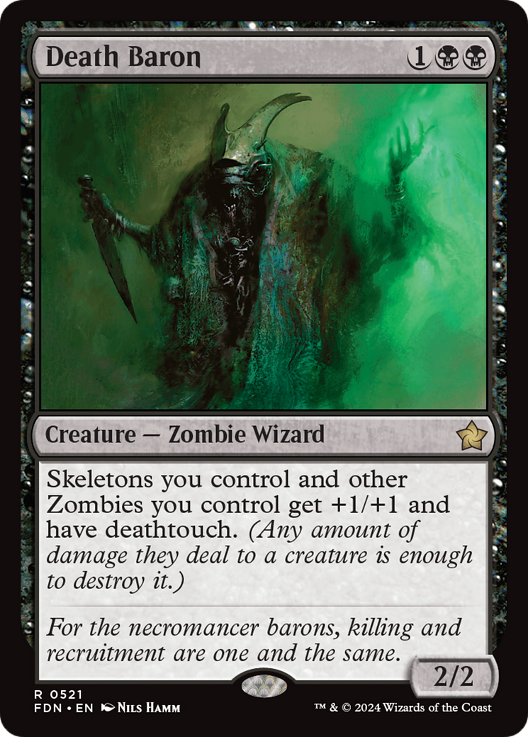 Death Baron (FDN-521) - Foundations - Poke-Collect