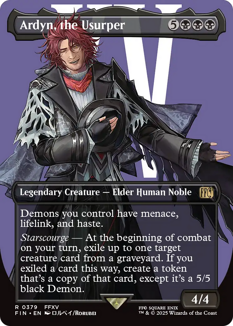 Ardyn, the Usurper (Borderless) (0379) (FIN-379) - FINAL FANTASY (Borderless) Foil - Poke-Collect