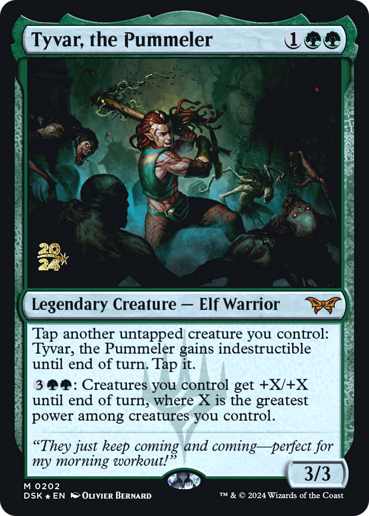 Tyvar, the Pummeler (PRE-202) - Duskmourn: House of Horror Promos Foil - Poke-Collect