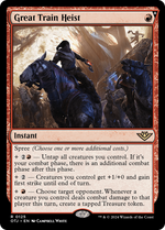 Great Train Heist (OTJ-125) - Outlaws of Thunder Junction: (spree) Foil - Poke-Collect