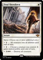 Final Showdown (OTJ-011) - Outlaws of Thunder Junction: (spree) Foil - Poke-Collect